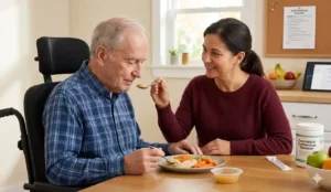 Managing Dysphagia at home for elderlies