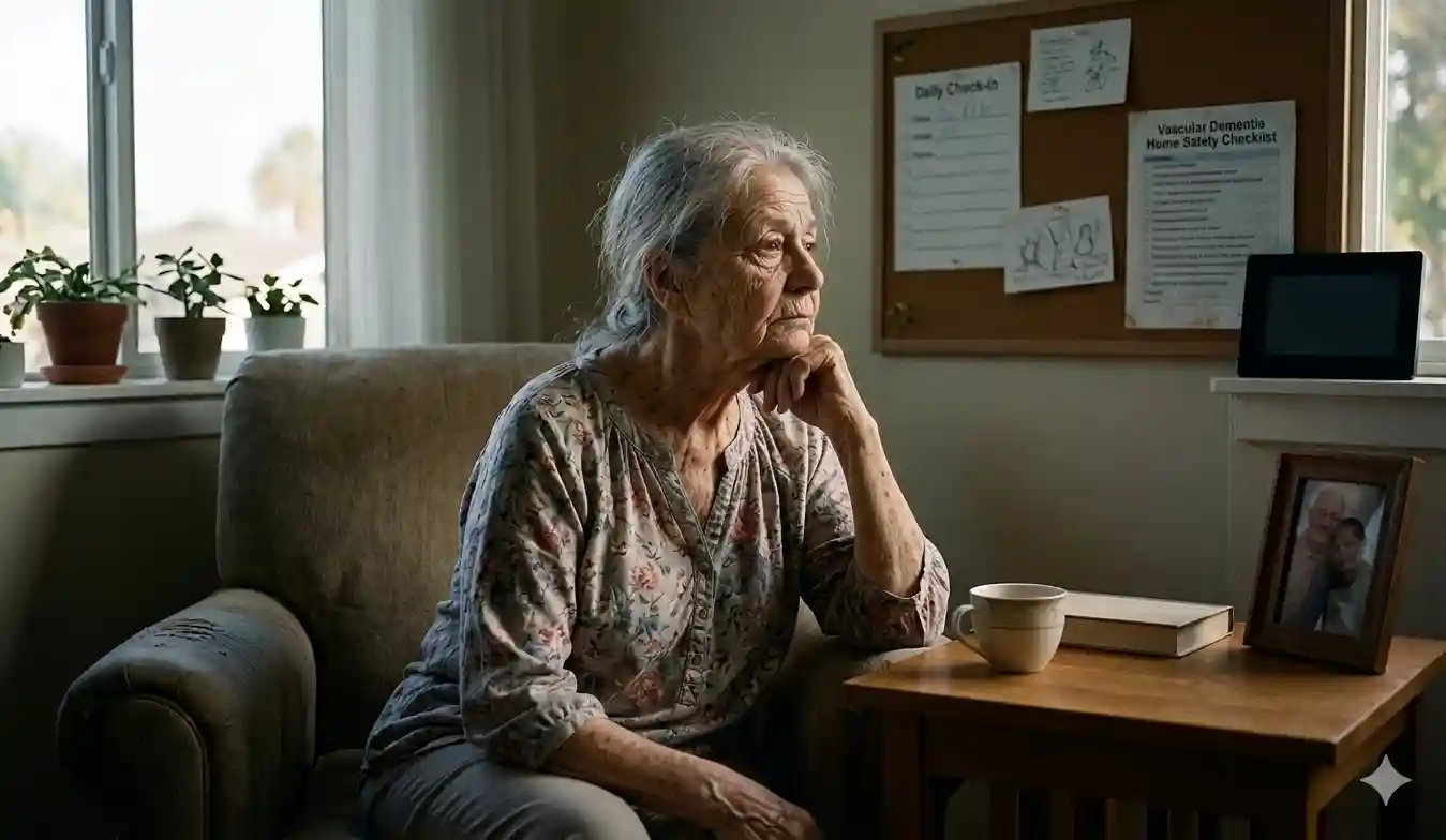 Vascular dementia to live alone