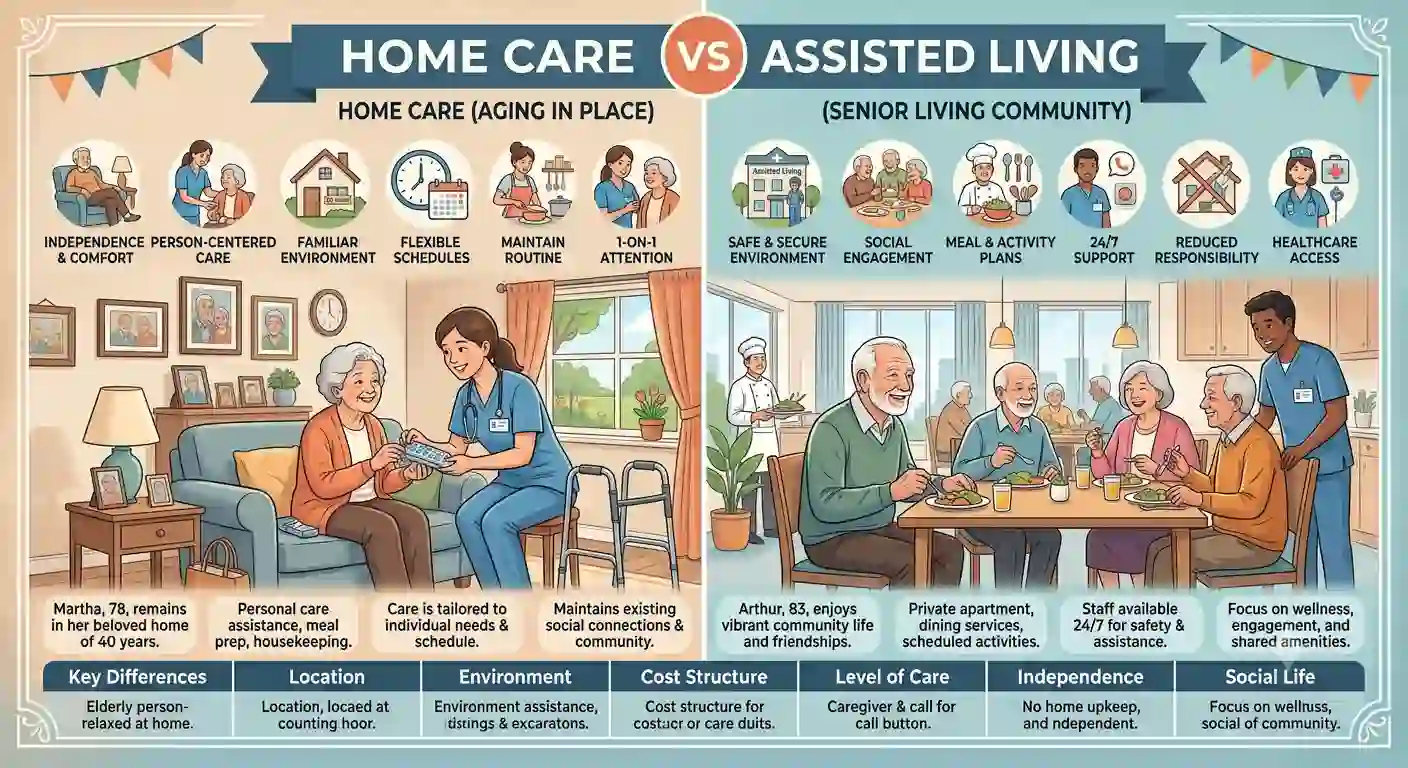 home care vs assisted living